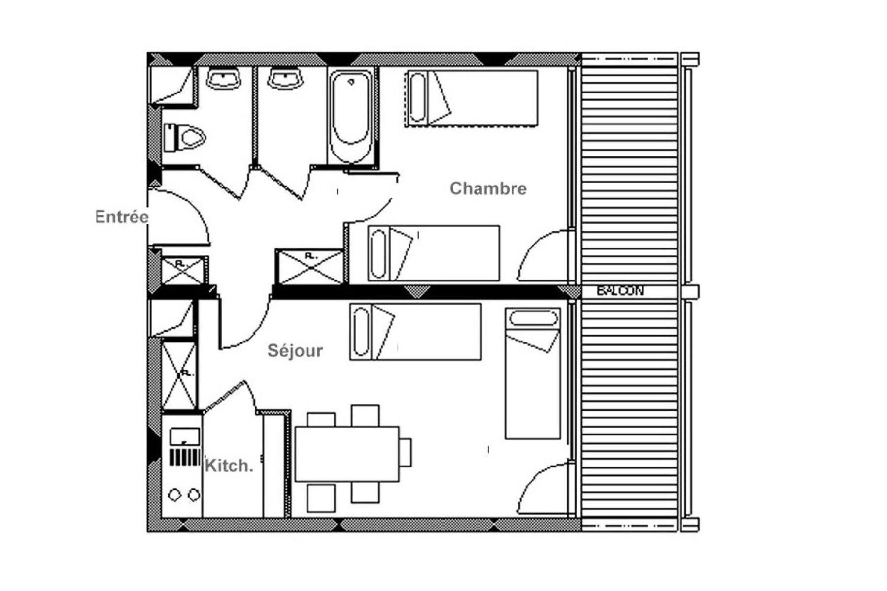 Residence Chaviere - Appartement Lumieux - Centre Station - Balcon Mae-3074 Saint-Martin-de-Belleville Esterno foto